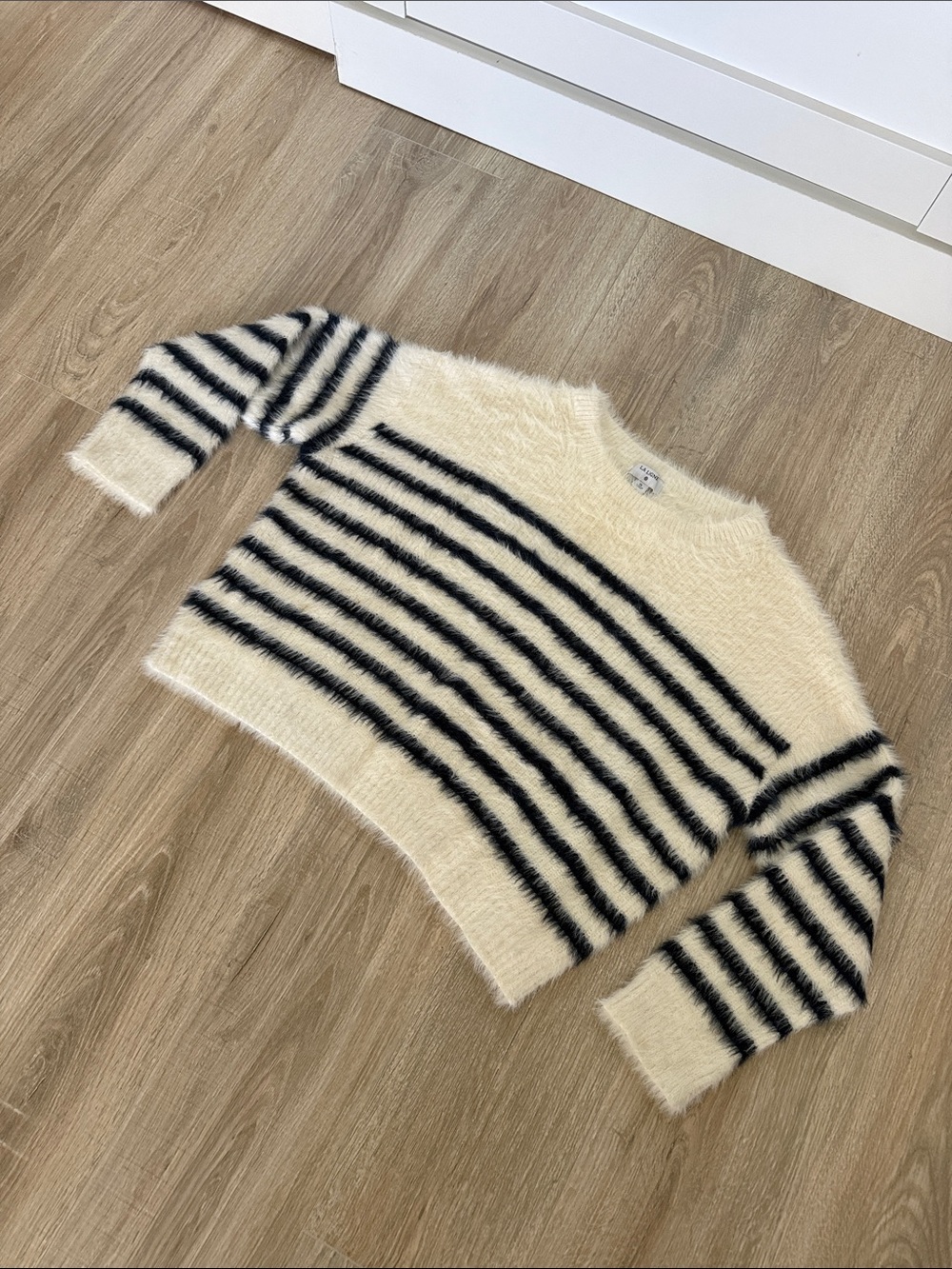 Cream/navy Striped Knit XL sweater La Ligne Target collaboration